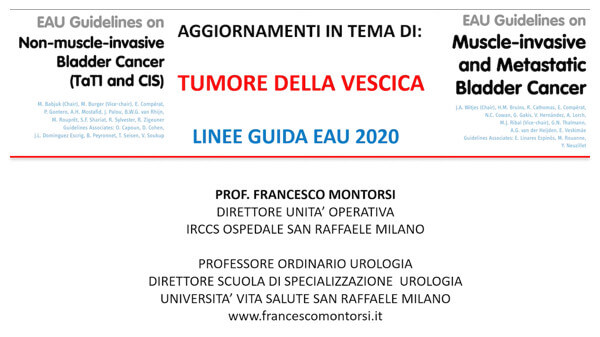 Nuove Linee Guida Europee per il Tumore della Vescica